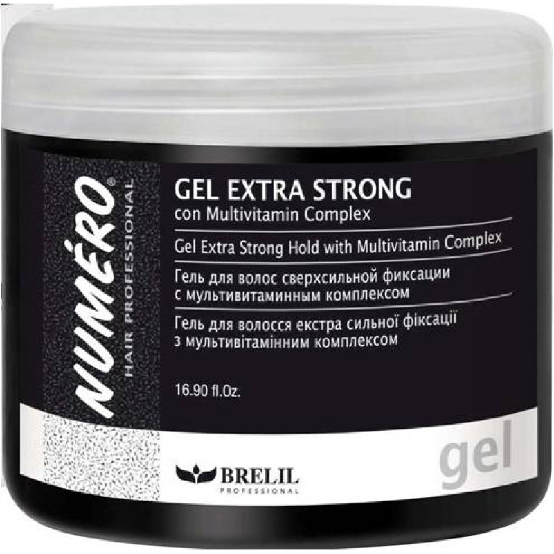 Гель для волос сверхсильной фиксации-Brelil Numero Gel Extra Strong